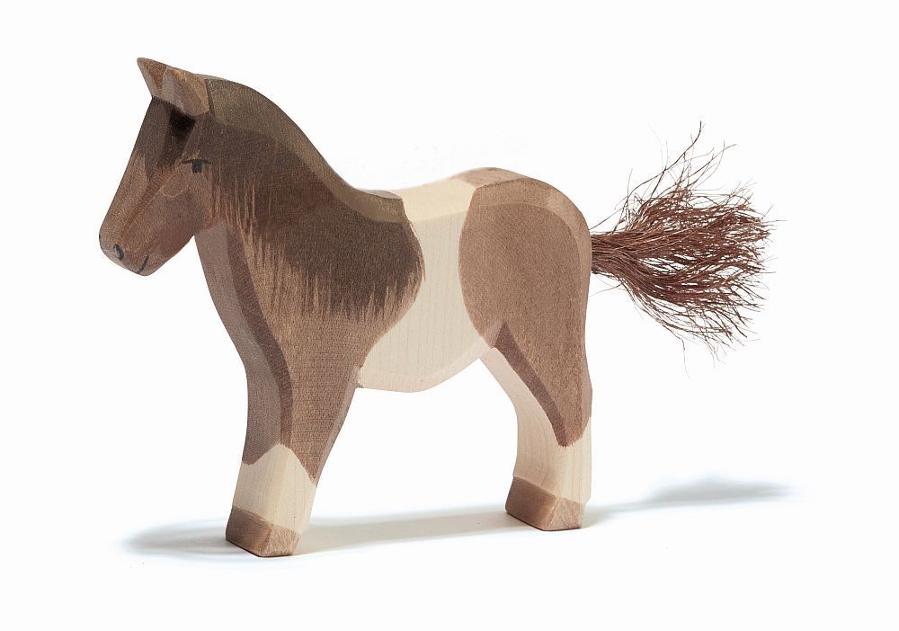 Ostheimer Pferd weiß – Holzfigur Pferd & Pony
