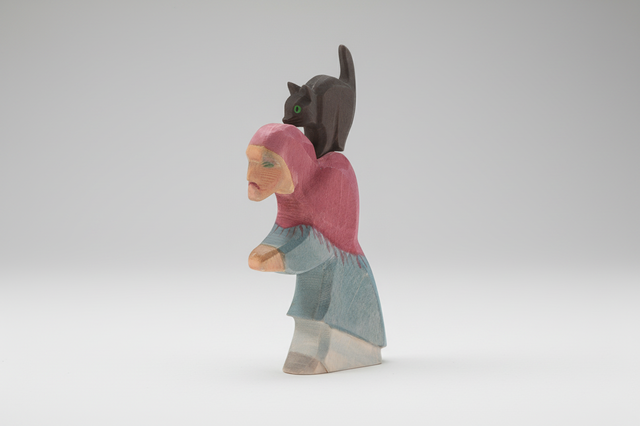 Ostheimer Hexe mit Katze