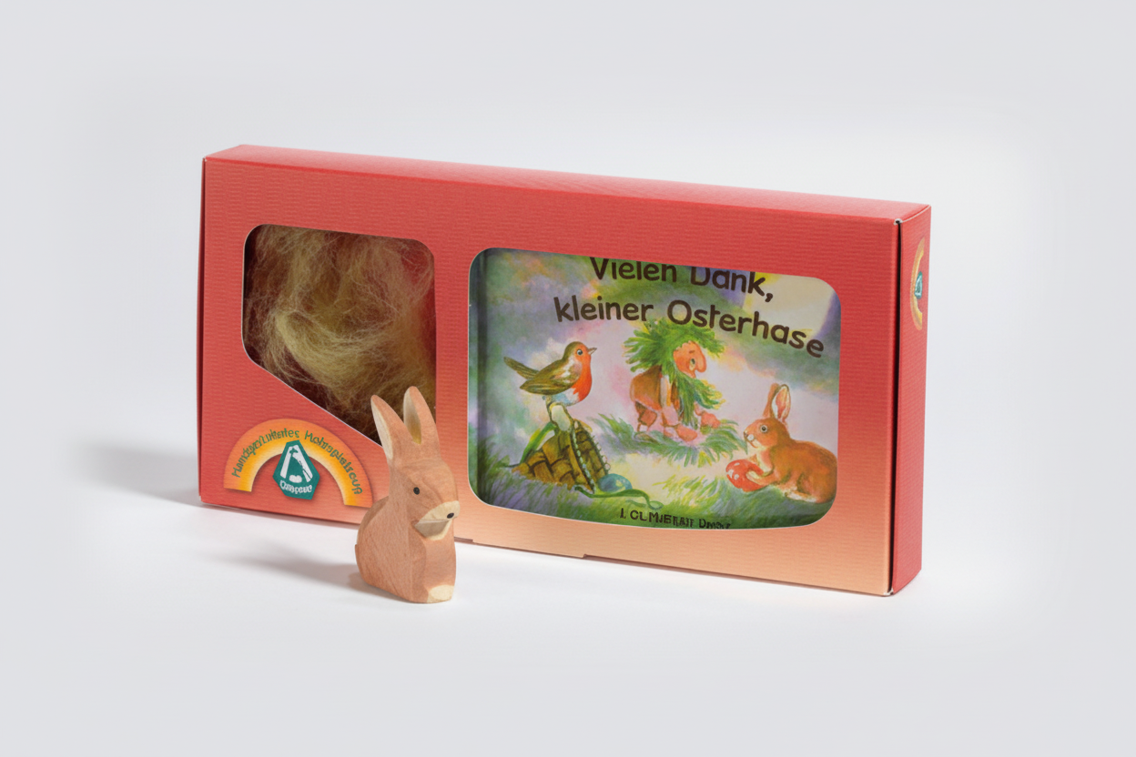 Ostheimer "Vielen Dank kleiner Osterhase" Set mit Buch