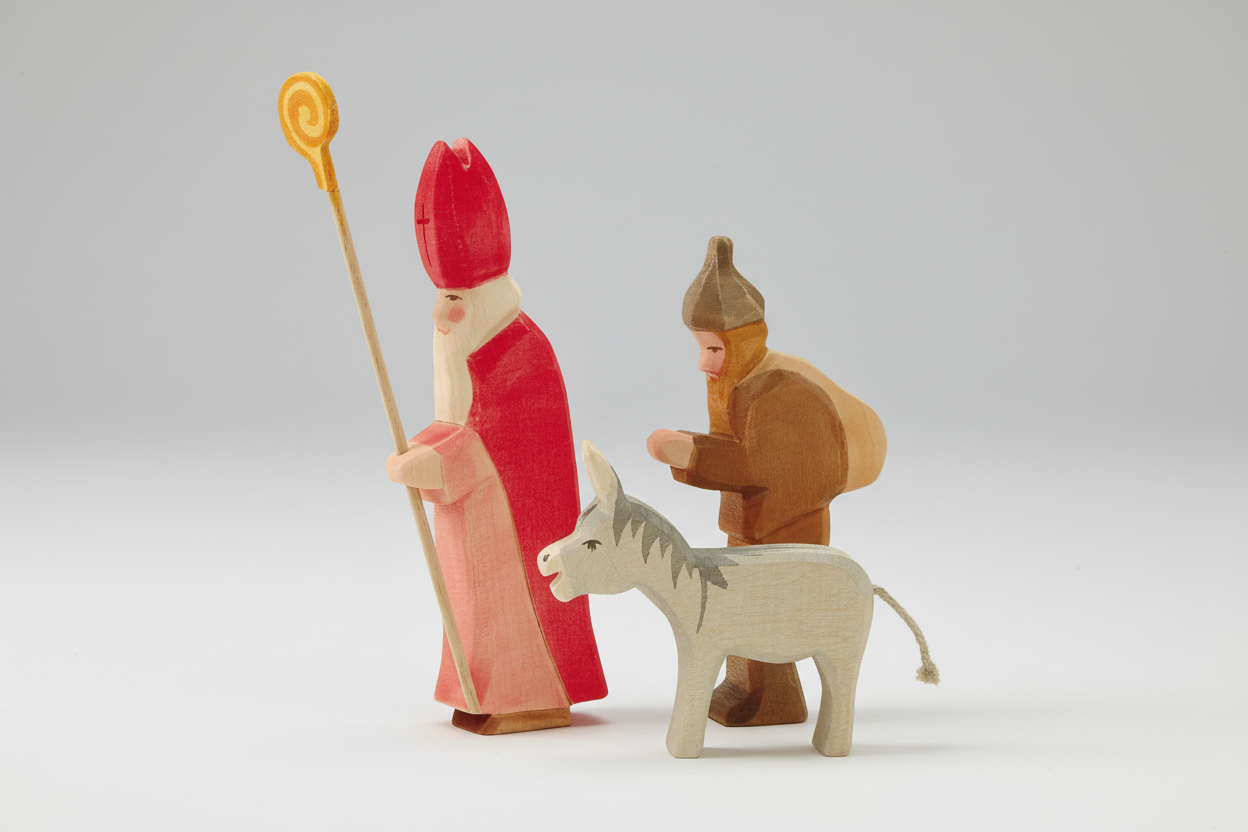 Ostheimer St. Nikolaus 1 Knecht Ruprecht Bremer Esel einzeln oder mehrteilig