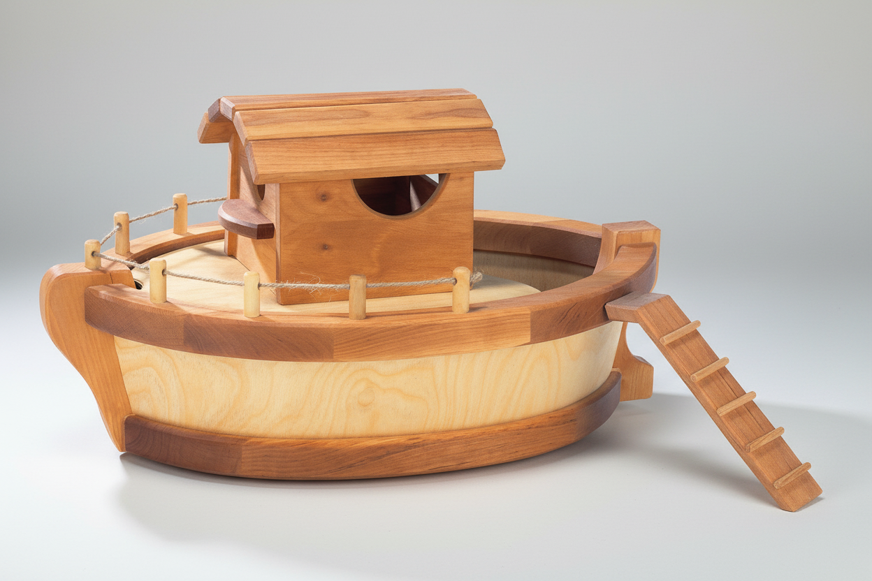 Ostheimer Arche Piratenschiff Mast und Segel komplett