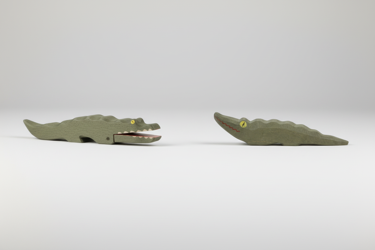Ostheimer Krokodil  Groß und klein 2 tlg