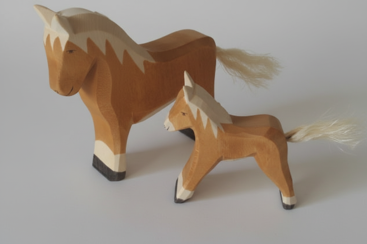 Ostheimer Haflinger – Holzfigur Pferd