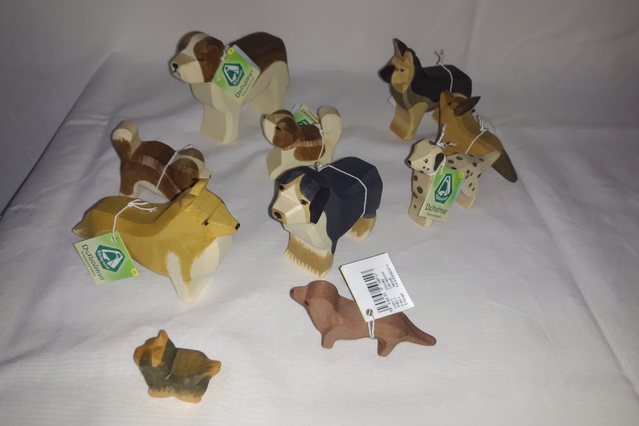 Ostheimer Hunde Hund – Holzfiguren einzeln