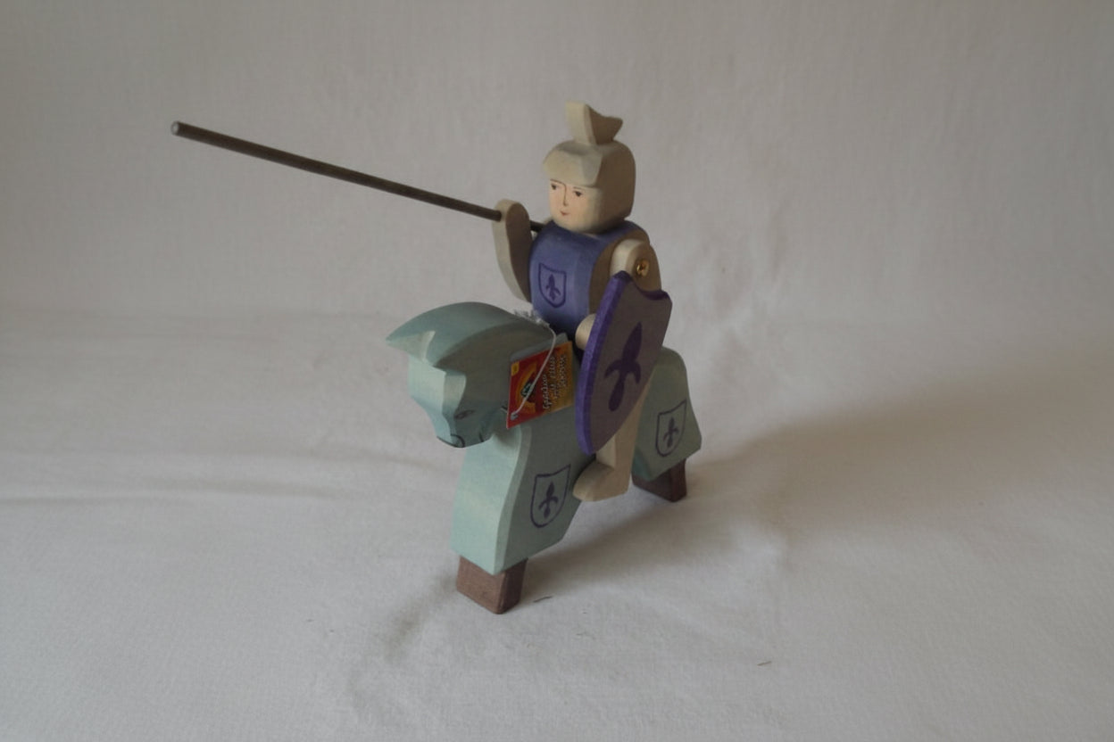 Ostheimer Turnierritter auf Pferd blau 2-tlg.