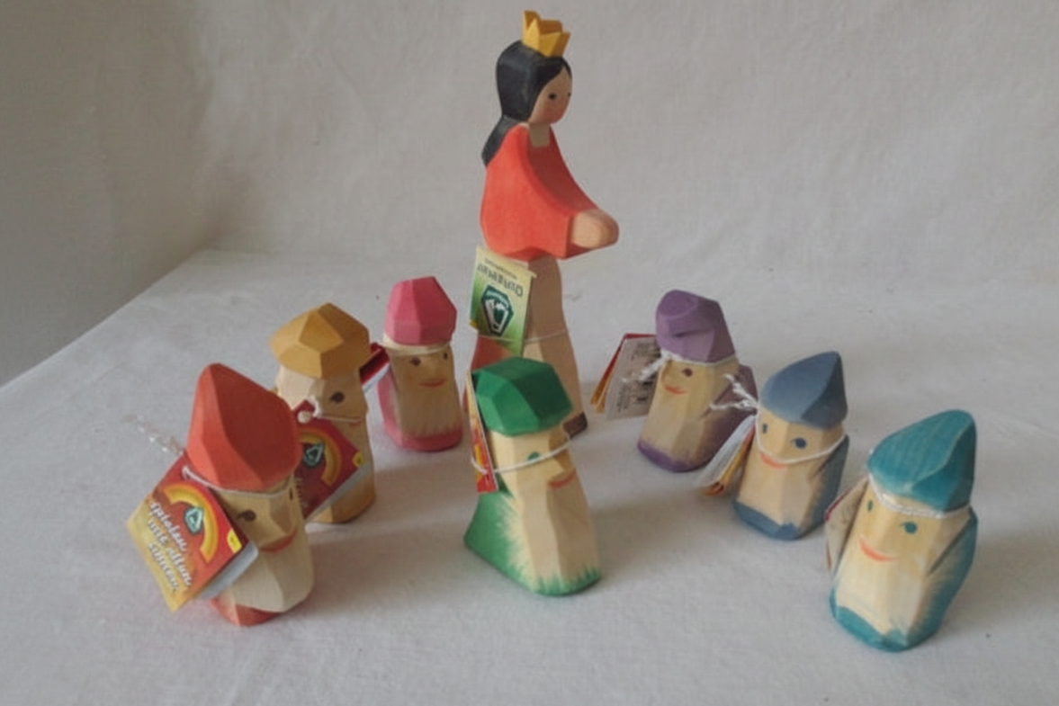 Ostheimer Schneewittchen & 7 Zwerge Kristallzwerge